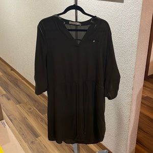 Dark olive dress